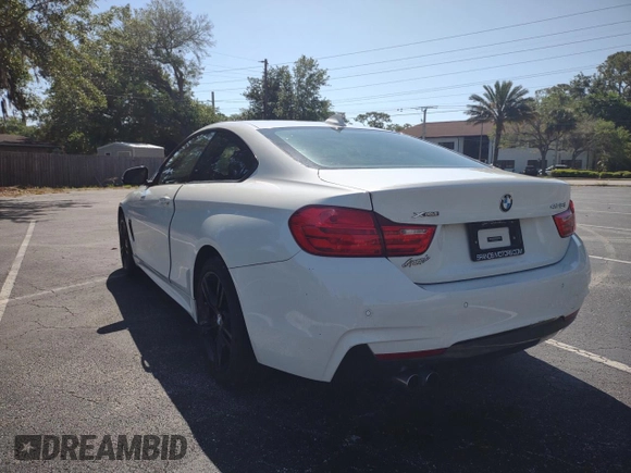 2016 BMW 4 Series 428i xDrive with VIN WBA3N9C58GK249703, listed as a Copart auction lot 53071765 with 83,881 mi miles and Clean title. Bid and sale history available at DreamBid. Image 3.