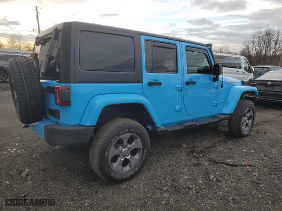 2018 Jeep Wrangler JK Unlimited Sahara with VIN 1C4HJWEG9JL900761, listed as a Copart auction lot 87254504 with 64,491 mi miles and Salvage Title. Bid and sale history available at carsss.com. Image 3.