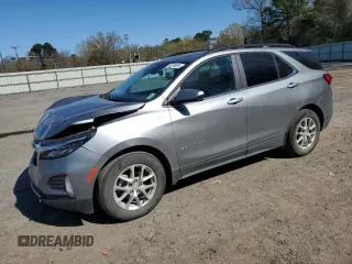2023 Chevrolet Equinox LT with VIN 3GNAXKEG0PS141159, listed as a Copart auction lot 50070095 with 45,511 mi miles and Salvage Title. Bid and sale history available at carsss.com. Image 1.