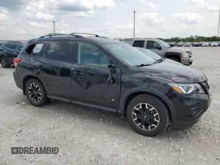 2020 Nissan Pathfinder SL with VIN 5N1DR2CM0LC650835, listed as a Copart auction lot 60053525 with 34,787 mi miles and Salvage title. Bid and sale history available at DreamBid. Image 4.