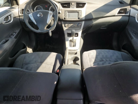 2013 Nissan Sentra SV with VIN 1N4AB7AP5DN904265, listed as a Copart auction lot 50575225 with 135,235 mi miles and Salvage Title. Bid and sale history available at DreamBid. Image 8.