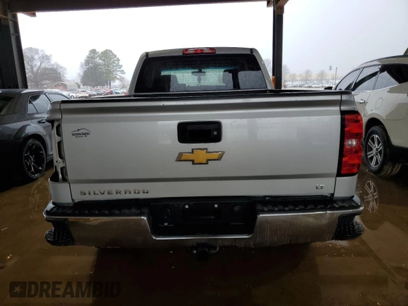 2015 Chevrolet Silverado 1500 LT with VIN 1GCVKREC3FZ247234, listed as a Copart auction lot 86306404 with 130,471 mi miles and Salvage Title. Bid and sale history available at carsss.com. Image 6.