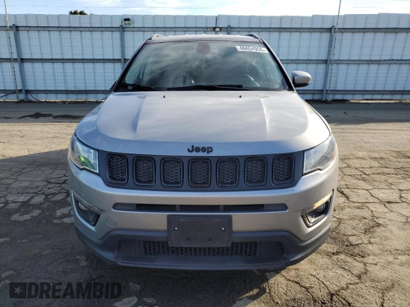 2021 Jeep Compass Altitude with VIN 3C4NJCBB3MT603861, listed as a Copart auction lot 46654955 with 69,408 mi miles and Salvage title. Bid and sale history available at DreamBid. Image 5.