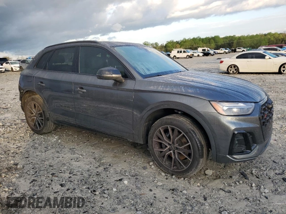 2022 Audi SQ5 Premium Plus with VIN WA1B4AFY9N2068089, listed as a Copart auction lot 48892064 with 6,047 mi miles and Salvage Title. Bid and sale history available at DreamBid. Image 4.
