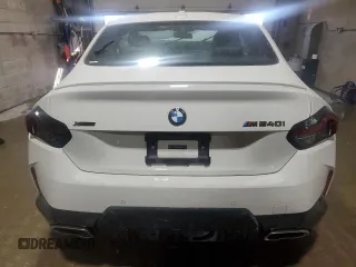 2024 BMW 2 Series M240i xDrive with VIN 3MW53CM02R8E63086, listed as a Copart auction lot 48104265 with 0 mi miles and Salvage Title. Bid and sale history available at carsss.com. Image 6.