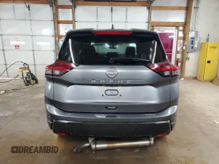 2024 Nissan Rogue S with VIN 5N1BT3AB9RC699606, listed as a Copart auction lot 53701385 with 31,471 mi miles and Salvage Title. Bid and sale history available at DreamBid. Image 6.