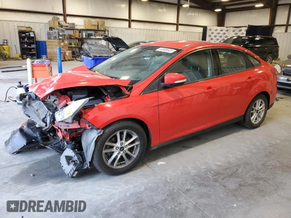 2016 Ford Focus SE with VIN 1FADP3F28GL269594, listed as a Copart auction lot 44065645 with 118,855 mi miles and Salvage Title. Bid and sale history available at carsss.com. Image 1.