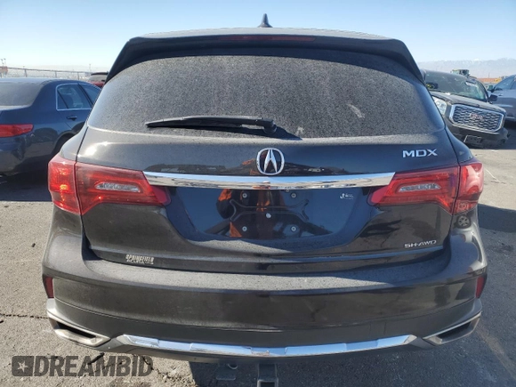 2017 Acura MDX w/Technology Pkg with VIN 5FRYD4H52HB041143, listed as a Copart auction lot 43134965 with 128,114 mi miles and Salvage Title. Bid and sale history available at carsss.com. Image 6.