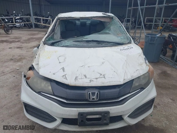 2014 Honda Civic Coupe LX with VIN 2HGFG3B56EH504587, listed as a IAAI auction lot 41569539 with 168,952 mi miles. Bid and sale history available at carsss.com. Image 12.