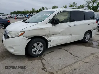 2012 Nissan Quest SV z VIN JN8AE2KP4C9047421, wystawiony jako Copart lot #55628765 z przebiegiem 223 572 mil mil oraz Szkoda całkowita • Salvage title. Historia ofert i sprzedaży dostępna na DreamBid. Obrazek 1.