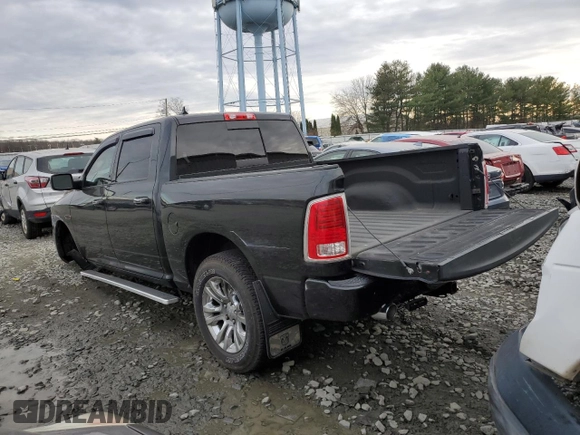 2015 Ram 1500 Laramie Longhorn with VIN 1C6RR7PM8FS633140, listed as a Copart auction lot 82487774 with 100,155 mi miles and Salvage title. Bid and sale history available at DreamBid. Image 2.