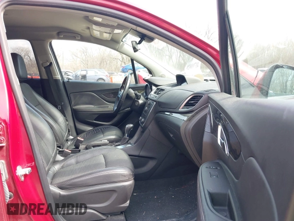2015 Buick Encore with VIN KL4CJASB4FB106960, listed as a IAAI auction lot 41798028 with 117,222 mi miles. Bid and sale history available at carsss.com. Image 5.