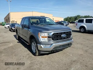 2022 Ford F-150 XL with VIN 1FTFX1E58NFB61927, listed as a Copart auction lot 55233035 with 66,591 mi miles and Salvage title. Bid and sale history available at DreamBid. Image 13.