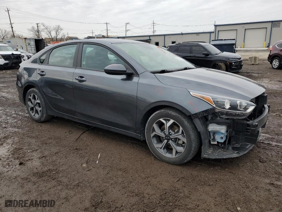 2021 Kia Forte LXS with VIN 3KPF24AD2ME288713, listed as a Copart auction lot 49091065 with 38,290 mi miles and Salvage Title. Bid and sale history available at carsss.com. Image 4.