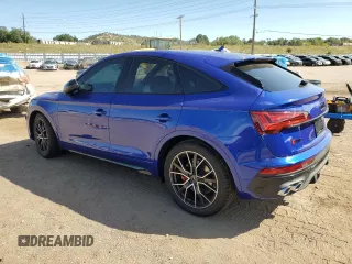 2024 Audi SQ5 Sportback Premium Plus with VIN WA124AFY2R2088187, listed as a Copart auction lot 73215564 with 106 mi miles and Salvage Title. Bid and sale history available at DreamBid. Image 2.