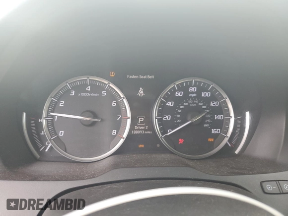 2015 Acura MDX Technology with VIN 5FRYD3H46FB005471, listed as a Copart auction lot 48311235 with 188,093 mi miles and Salvage title. Bid and sale history available at DreamBid. Image 9.