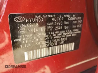 2019 Genesis G70 3.3T Advanced with VIN KMTG34LE6KU015085, listed as a Copart auction lot 87007704 with 58,335 mi miles and Salvage Title. Bid and sale history available at carsss.com. Image 13.