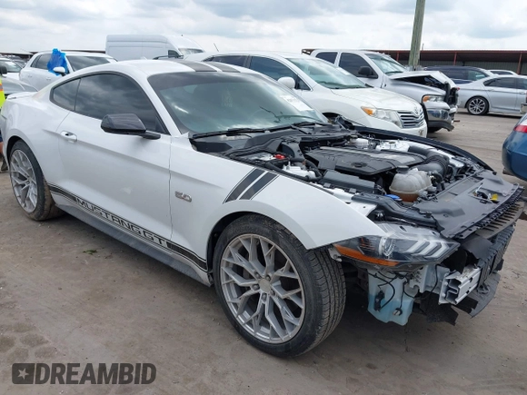 2020 Ford Mustang GT with VIN 1FA6P8CF7L5157798, listed as a IAAI auction lot 42071523 with 41,927 mi miles and . Bid and sale history available at DreamBid. Image 1.