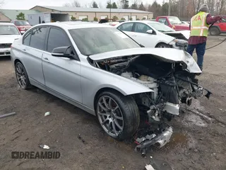 2013 BMW 3 Series 335i xDrive with VIN WBA3B9G52DNR90099, listed as a IAAI auction lot 41195265 with 116,320 mi miles and . Bid and sale history available at DreamBid. Image 1.