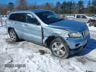 2013 Jeep Grand Cherokee Overland with VIN 1C4RJFCTXDC541770, listed as a IAAI auction lot 41610600 with 164,065 mi miles. Bid and sale history available at carsss.com. Image 1.