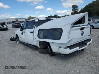 2022 Ram 1500 Tradesman with VIN 1C6SRFGT0NN269943, listed as a Copart auction lot 76373904 with 59,511 mi miles and Salvage title. Bid and sale history available at DreamBid. Image 2.
