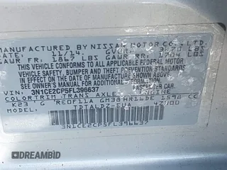 2015 Nissan Note SV with VIN 3N1CE2CP5FL396637, listed as a IAAI auction lot 42168525 with 145,546 mi miles and . Bid and sale history available at DreamBid. Image 9.