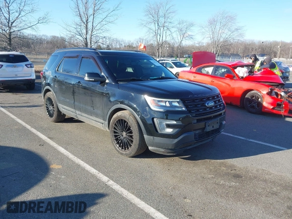 2017 Ford Explorer Sport with VIN 1FM5K8GT9HGA52532, listed as a IAAI auction lot 41607362 with 117,595 mi miles and . Bid and sale history available at carsss.com. Image 1.
