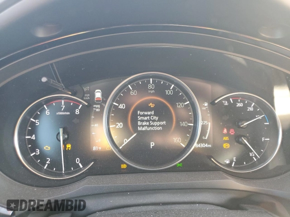 2019 Mazda CX-9 Grand Touring with VIN JM3TCADY0K0311576, listed as a Copart auction lot 86138744 with 84,304 mi miles and Salvage Title. Bid and sale history available at carsss.com. Image 9.