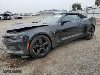 2017 Chevrolet Camaro 2LT with VIN 1G1FD3DS3H0124179, listed as a Copart auction lot 75369294 with 113,400 mi miles and Salvage Title. Bid and sale history available at carsss.com. Image 1.