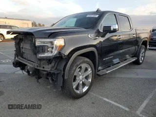 2019 GMC Sierra 1500 SLT z VIN 3GTP8DED7KG109371, wystawiony jako Copart lot #86927054 z przebiegiem 48 030 mil mil oraz Szkoda całkowita • Salvage title. Historia ofert i sprzedaży dostępna na DreamBid. Obrazek 1.