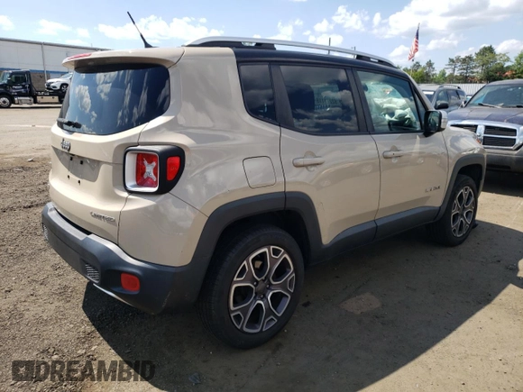 2016 Jeep Renegade Limited z VIN ZACCJBDT1GPC74208, wystawiony jako Copart lot #62271115 z przebiegiem 105 250 mil mil oraz Szkoda całkowita • Salvage title. Historia ofert i sprzedaży dostępna na DreamBid. Obrazek 3.