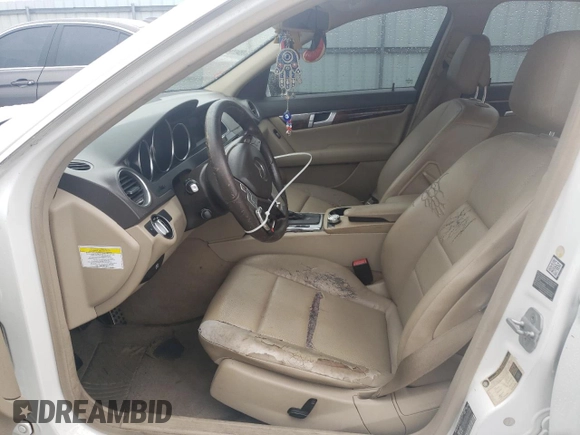 2014 Mercedes-Benz C 250 Sport with VIN WDDGF4HB2ER305342, listed as a Copart auction lot 63803184 with 140,148 mi miles and Non Repairable. Bid and sale history available at DreamBid. Image 7.