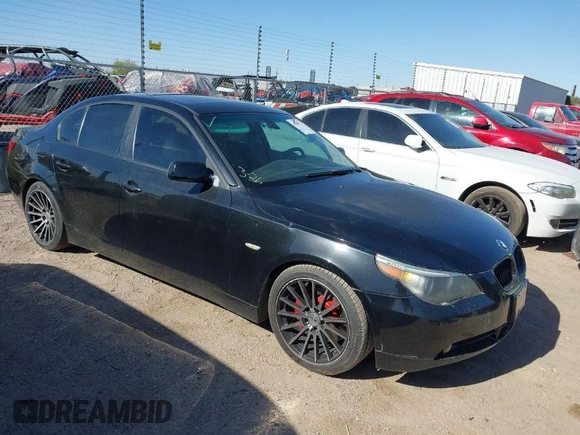 2006 BMW 5 Series 550i with VIN WBANB53506CP03008, listed as a IAAI auction lot 41885770 with 195,332 mi miles and . Bid and sale history available at DreamBid. Image 1.