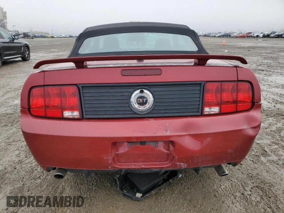 2009 Ford Mustang GT with VIN 1ZVHT85H395116989, listed as a Copart auction lot 44259475 with 98,104 mi miles and Salvage title. Bid and sale history available at DreamBid. Image 6.