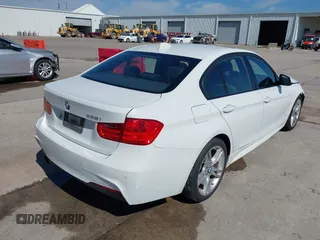 2013 BMW 3 Series 328i with VIN WBA3A5C5XDF353389, listed as a IAAI auction lot 41625851 with 153,522 mi miles. Bid and sale history available at carsss.com. Image 4.