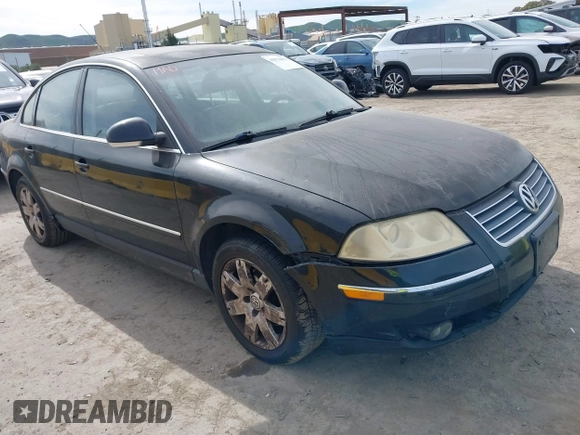 2005 Volkswagen Passat GLS with VIN WVWAD63B95P043100, listed as a IAAI auction lot 41576878 with 138,555 mi miles and . Bid and sale history available at DreamBid. Image 1.