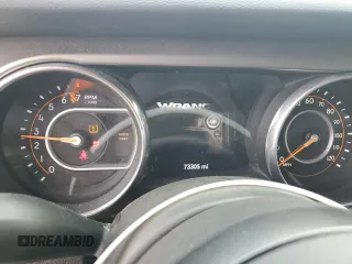 2018 Jeep Wrangler Unlimited Sport S z VIN 1C4HJXDG8JW165597, wystawiony jako Copart lot #59629255 z przebiegiem 73 305 mil mil oraz Szkoda całkowita • Salvage title. Historia ofert i sprzedaży dostępna na DreamBid. Obrazek 9.