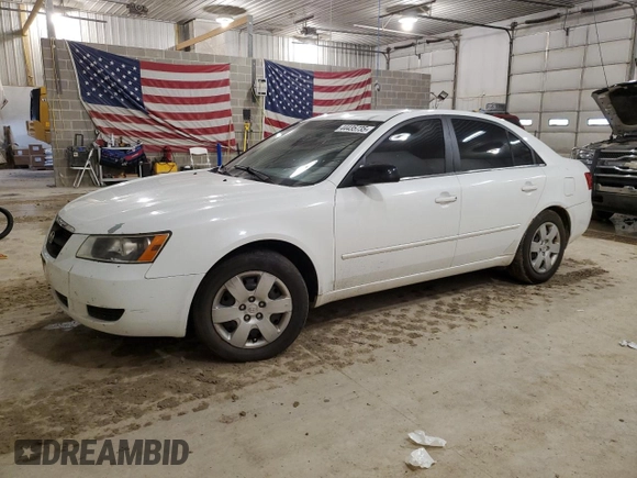 2007 Hyundai Sonata GLS with VIN 5NPET46C47H232071, listed as a Copart auction lot 44435735 with 199,175 mi miles and Salvage Title. Bid and sale history available at DreamBid. Image 1.
