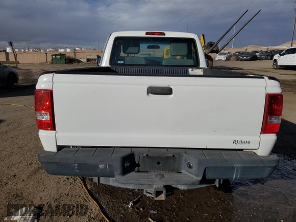 2011 Ford Ranger XL with VIN 1FTKR1AD3BPA33722, listed as a Copart auction lot 45531235 with 198,328 mi miles and Salvage Title. Bid and sale history available at carsss.com. Image 6.