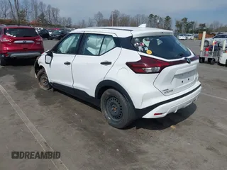 2021 Nissan Kicks S with VIN 3N1CP5BV5ML566388, listed as a IAAI auction lot 41791342 with 35,264 mi miles and . Bid and sale history available at DreamBid. Image 3.