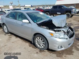 2010 Toyota Camry with VIN 4T4BF3EK5AR083939, listed as a IAAI auction lot 41882869 with 124,405 mi miles and . Bid and sale history available at DreamBid. Image 1.