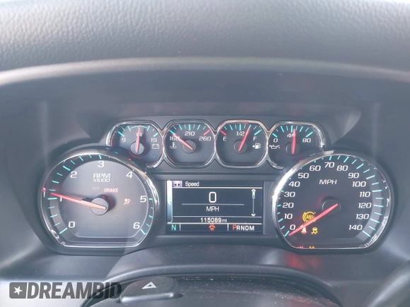 2015 Chevrolet Silverado 1500 LT with VIN 1GCRCREH5FZ260108, listed as a IAAI auction lot 41907415 with 115,089 mi miles. Bid and sale history available at carsss.com. Image 7.