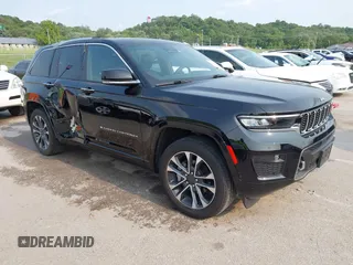 2022 Jeep Grand Cherokee Overland with VIN 1C4RJHDG3N8607318, listed as a IAAI auction lot 42366208 with 52,871 mi miles and . Bid and sale history available at DreamBid. Image 1.