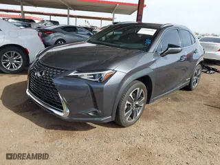 2022 Lexus UX with VIN JTHX9JBH2N2059753, listed as a IAAI auction lot 41816808 with 37,482 mi miles. Bid and sale history available at carsss.com. Image 2.