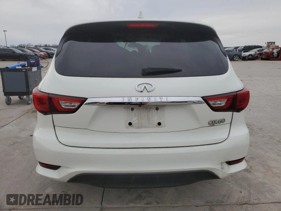 2016 Infiniti QX60 with VIN 5N1AL0MN8GC505273, listed as a Copart auction lot 47772655 with 132,750 mi miles and Salvage Title. Bid and sale history available at carsss.com. Image 6.