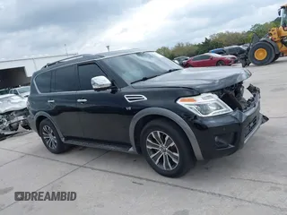 2020 Nissan Armada SL with VIN JN8AY2NC2LX519725, listed as a IAAI auction lot 41728867 with 98,877 mi miles. Bid and sale history available at carsss.com. Image 13.