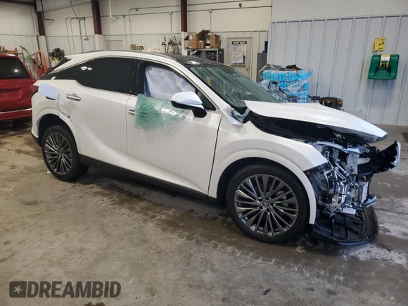 2024 Lexus RX with VIN JTJCJMGA9R2015210, listed as a Copart auction lot 86268164 with Not Provided miles and Salvage Title. Bid and sale history available at carsss.com. Image 4.