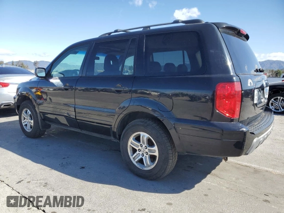 2005 Honda Pilot EX-L with VIN 5FNYF18585B022750, listed as a Copart auction lot 49798475 with 101,186 mi miles and Clean Title. Bid and sale history available at carsss.com. Image 2.