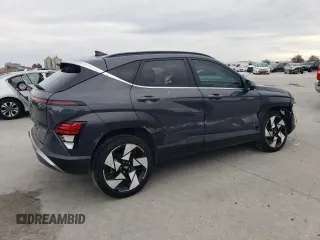 2024 Hyundai Kona Limited with VIN KM8HECA31RU066685, listed as a Copart auction lot 46361145 with 37,334 mi miles and Salvage Title. Bid and sale history available at carsss.com. Image 3.