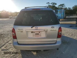 2003 Mazda MPV LX with VIN JM3LW28J530336307, listed as a Copart auction lot 82298964 with 148,449 mi miles and Salvage Title. Bid and sale history available at carsss.com. Image 6.